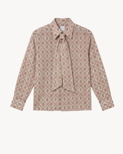 Load image into Gallery viewer, 18TH-CENTURY NEEDLEPOINT PRINT SILK SHIRT - 73LONDON