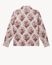 Load image into Gallery viewer, SHIRT IN SILK WITH ARCHIVE TRELLIS FLORAL PRINT - 73LONDON