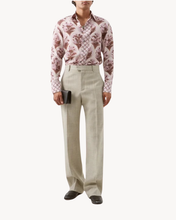 Load image into Gallery viewer, SHIRT IN SILK WITH ARCHIVE TRELLIS FLORAL PRINT - 73LONDON