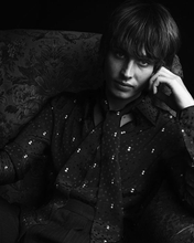 Load image into Gallery viewer, SHIRT IN SILK WITH METALLIC SPOT - 73LONDON