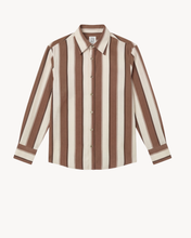 Load image into Gallery viewer, SHIRT IN SILK WITH WIDE STRIPE - 73LONDON
