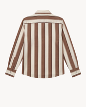 Load image into Gallery viewer, SHIRT IN SILK WITH WIDE STRIPE - 73LONDON
