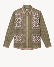 Load image into Gallery viewer, SHIRT IN SILK WITH PAISLEY SCARF PRINT - 73LONDON
