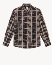Load image into Gallery viewer, SHIRT IN SILK WITH PAISLEY CHECK PRINT - 73LONDON
