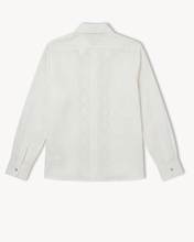 Load image into Gallery viewer, SHIRT IN LINEN WITH RUFFLE - 73LONDON
