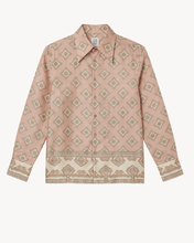Load image into Gallery viewer, SHIRT IN SILK WITH JAIPUR PALACE PRINT - 73LONDON
