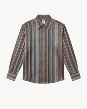 Load image into Gallery viewer, SHIRT IN SILK SATIN WITH STRIPE - 73LONDON
