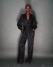 Load image into Gallery viewer, SILK JACQUARD EASY TROUSERS
