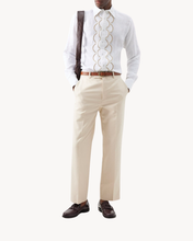 Load image into Gallery viewer, SHIRT IN LINEN WITH RUFFLE - 73LONDON
