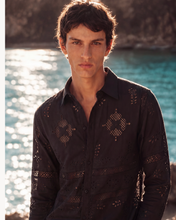 Load image into Gallery viewer, SHIRT IN COTTON WITH CUT-WORK EMBROIDERY
