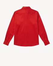 Load image into Gallery viewer, RED SILK CREPE DE CHINE SHIRT

