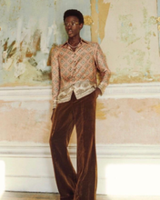 Load image into Gallery viewer, SHIRT IN SILK WITH JAIPUR PALACE PRINT - 73LONDON
