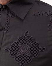 Load image into Gallery viewer, SHIRT IN COTTON WITH CUT-WORK EMBROIDERY - 73LONDON
