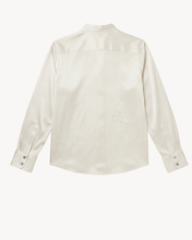 Load image into Gallery viewer, IVORY SILK CRAVAT SHIRT - 73LONDON

