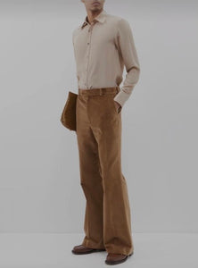 SIGNATURE FLARE VELVET TROUSERS - 73LONDON