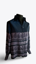 Load image into Gallery viewer, PAISLEY PRINT SHIRT IN SILK TWILL.
