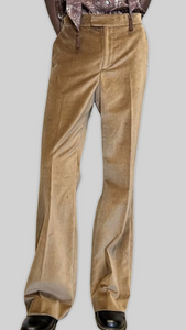 SIGNATURE FLARE VELVET TROUSERS - 73LONDON